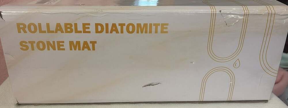 Rollable Diatomite Stone Mat 24" x 16" BottlesGrey